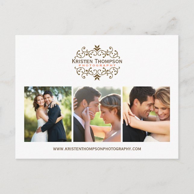 Cartões postais para Marketing de negócios com esp (Frente)