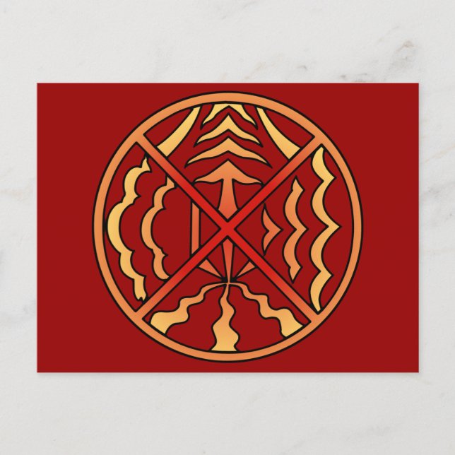 Cartões-postais para nações do Metis Cartões de ar (Frente)