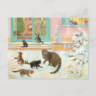 Cartões postais para pintura de gatos