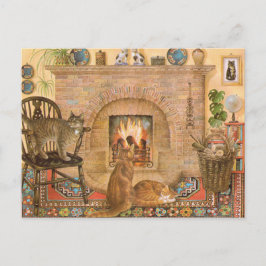 Cartões postais para pintura de gatos