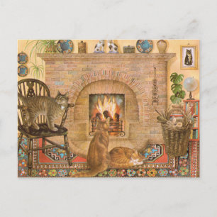 Cartões postais para pintura de gatos