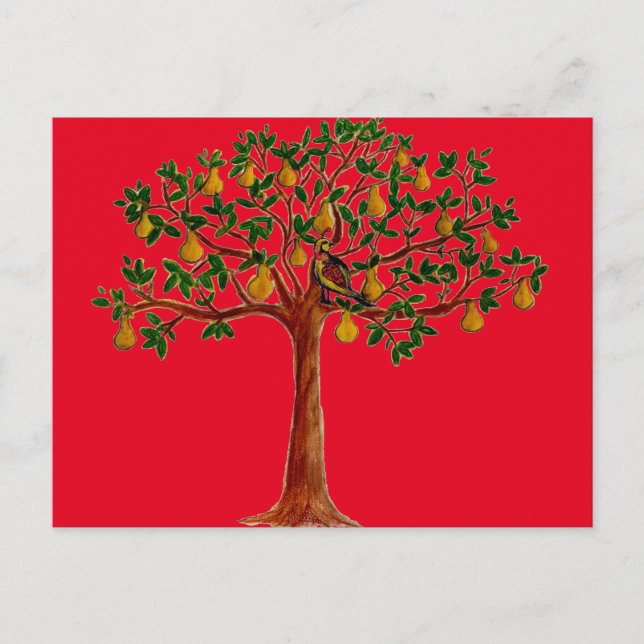 Cartões Postais Partridge 2 in a Pear Tree (Frente)