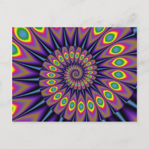 Cartões postais Peacock