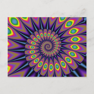 Cartões postais Peacock