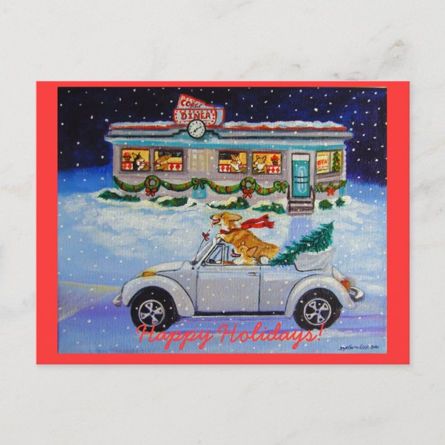 Cartões postais Pembroke Welsh Corgi (Frente)