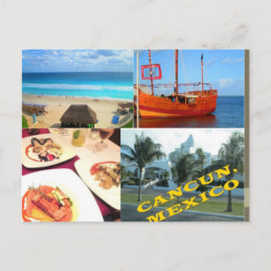 CARTÕES POSTAIS PERSONALIZADOS - CANCUN COLLAGE 1