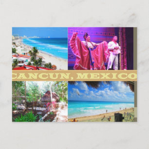 CARTÕES POSTAIS PERSONALIZADOS - COLAGEM DE CANCUN