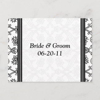 Cartões Postais Personalizados de Save The Dates