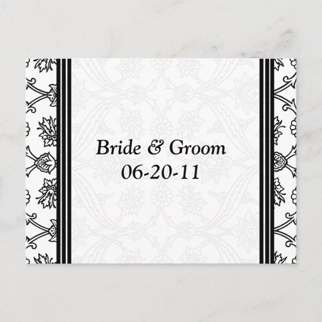 Cartões Postais Personalizados de Save The Dates (Frente)