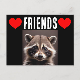 CARTÕES POSTAIS RACCOON LOVER RACCOONS