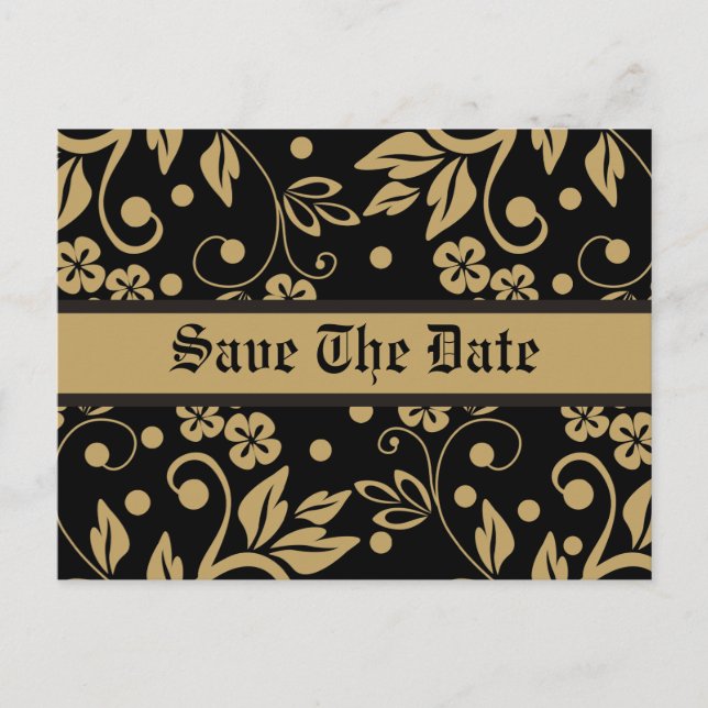 Cartões Postais Regal Save The Date (Frente)