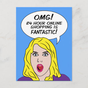 Cartões postais RETRO HISTÓRIA EM QUADRINHOS