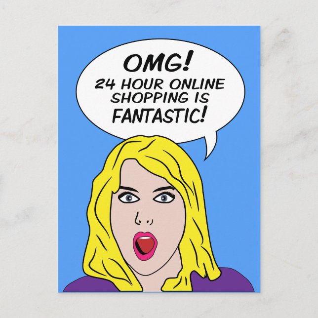 Cartões postais RETRO HISTÓRIA EM QUADRINHOS (Frente)