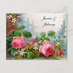 Cartões Postais Românticos de Salve a Data