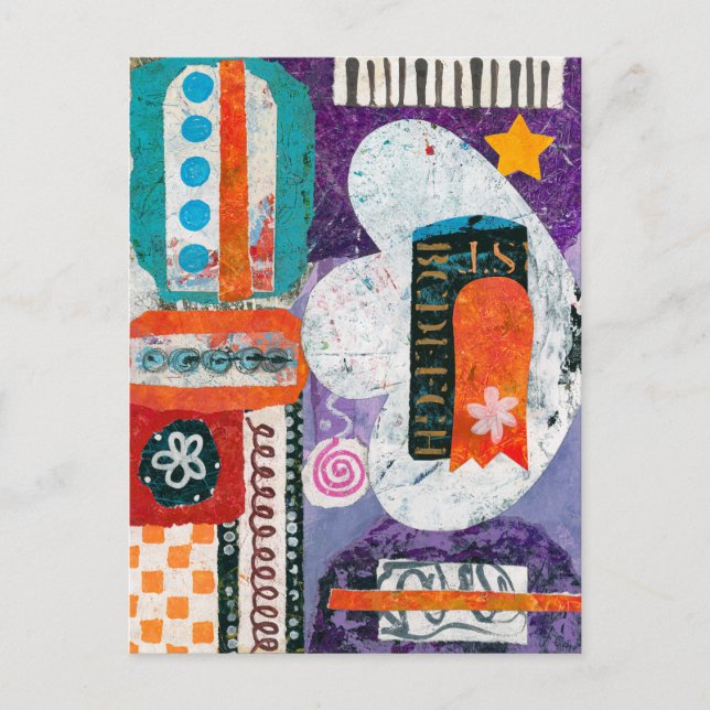 Cartões postais roxos (Frente)