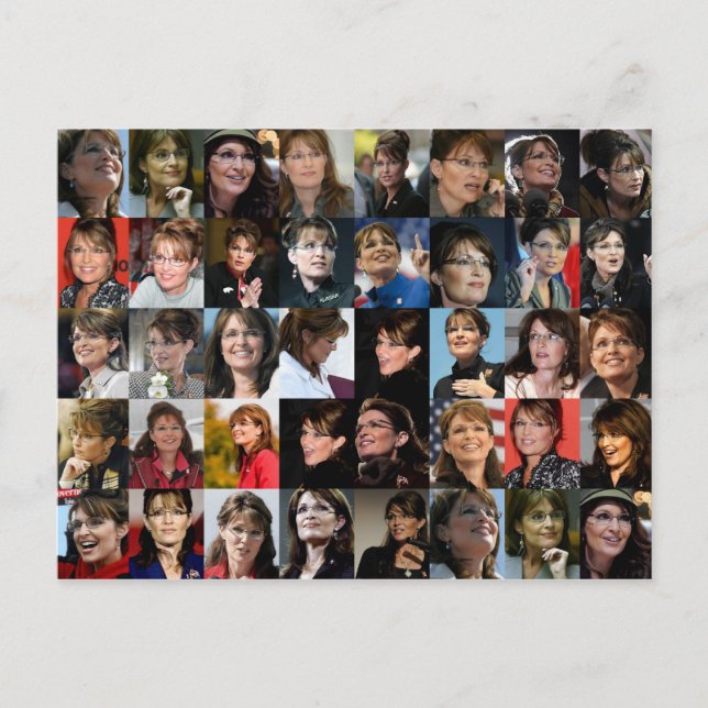 Cartões postais Sarah Palin (Frente)