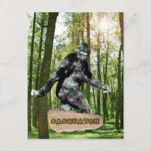 Cartões postais Sasquatch