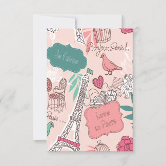 Cartões postais sazonais e feriados de Bonjour Par