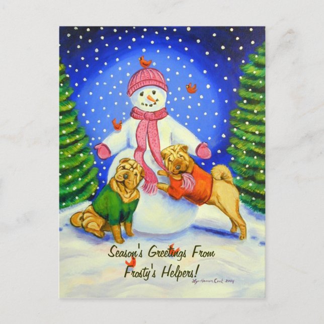 Cartões postais SharPei (Frente)