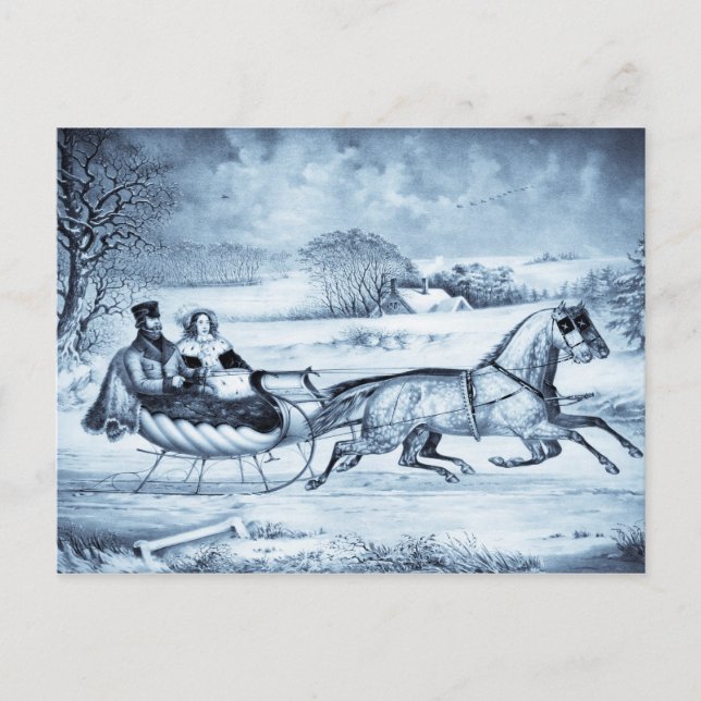 Cartões postais 'Sleigh Ride' (Frente)