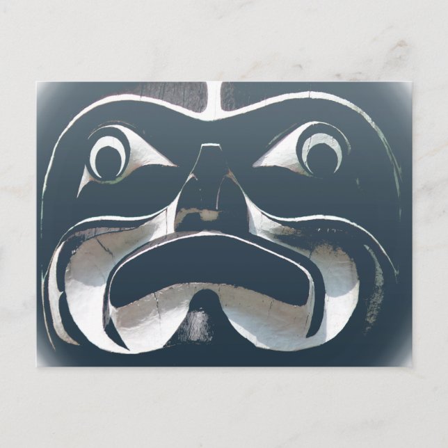 Cartões postais Totem Poli & Landmarks (Frente)