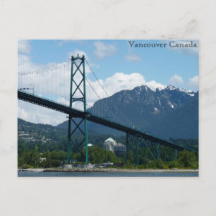 Cartões postais Vancouver Leões Porta Cartão Pe