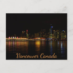 Cartões postais Vancouver Personalizar Cartão-po