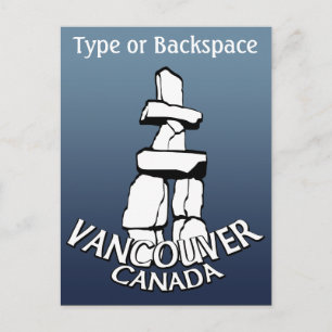 Cartões postais Vancouver Souvenir - Cartões Inu