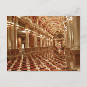 Cartões postais venezianos do Lobby de Las Vegas