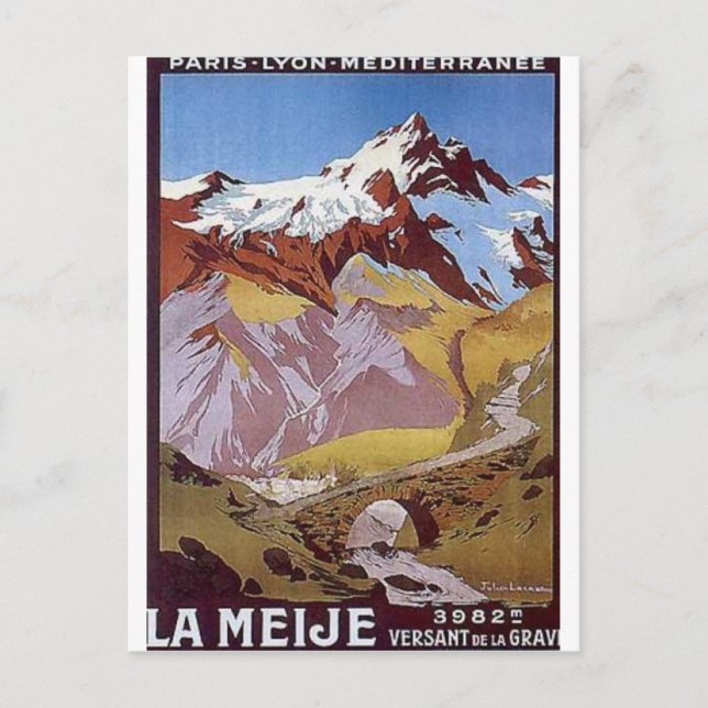 Cartões postais viagens vintage (Frente)