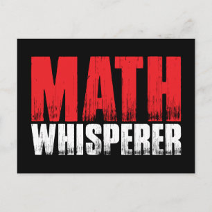 Cartões postais Whisperer Matemáticos
