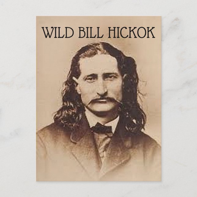 CARTÕES POSTAIS WILL BILL HICKOK (Frente)