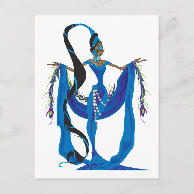 Cartões postais Yemaya (Frente)