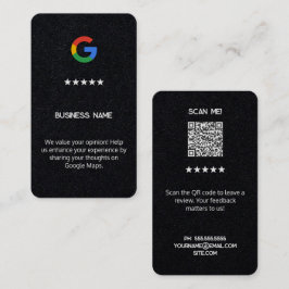 Cartões Premium do Google Review