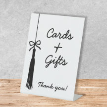 Cartões & Presentes Coquette Preto e Branco Gradua