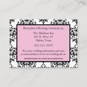 Cartões pretos, brancos, & cor-de-rosa do cerco do