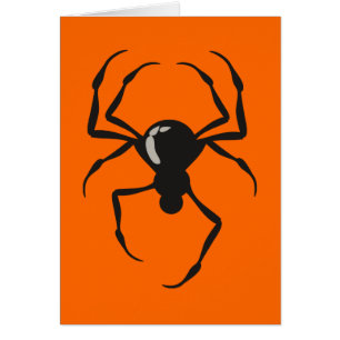 Cartões (pretos) da aranha
