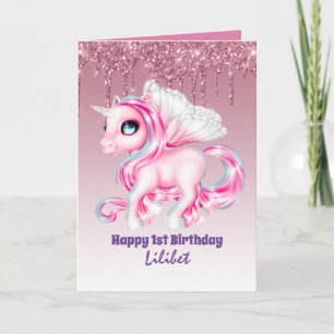 Cartões primeiros aniversarios Lilibet - Princesa