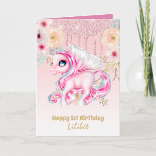 Cartões primeiros aniversarios Lilibet - Princesa