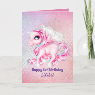 Cartões primeiros aniversarios Lilibet - Princesa