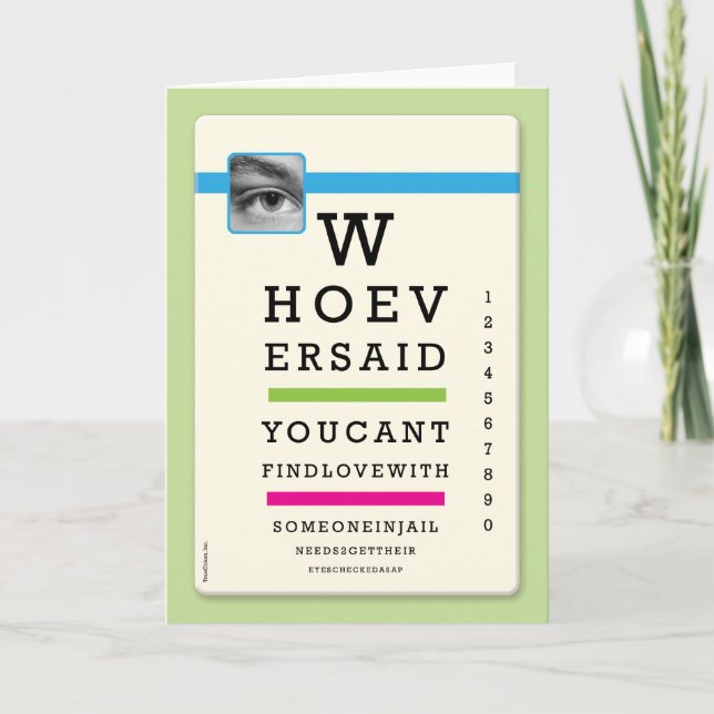 Cartões Prisionais - Olhos Verificados (Frente)
