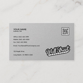 Cartões profissionais de folha de alumínio moderno