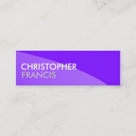 Cartões profissionais do tom do roxo dois mini