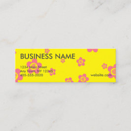 Cartões profissionais dos corações e das flores