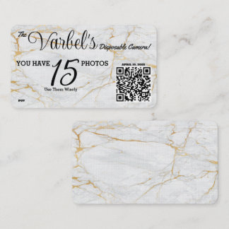 Cartões QR personalizados para fotos de festa