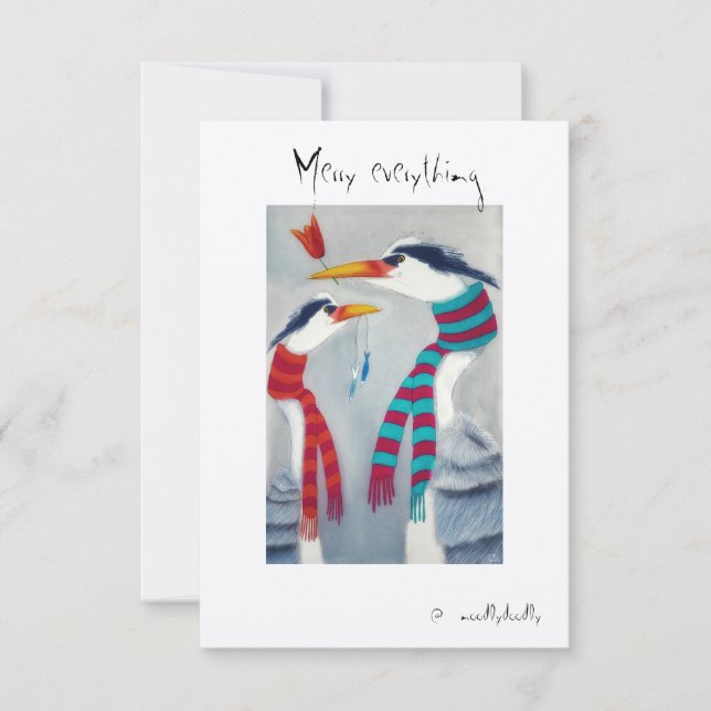 Cartões Quirky para pessoas queridas (Frente)