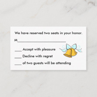 Cartões R.S.V.P. Casados