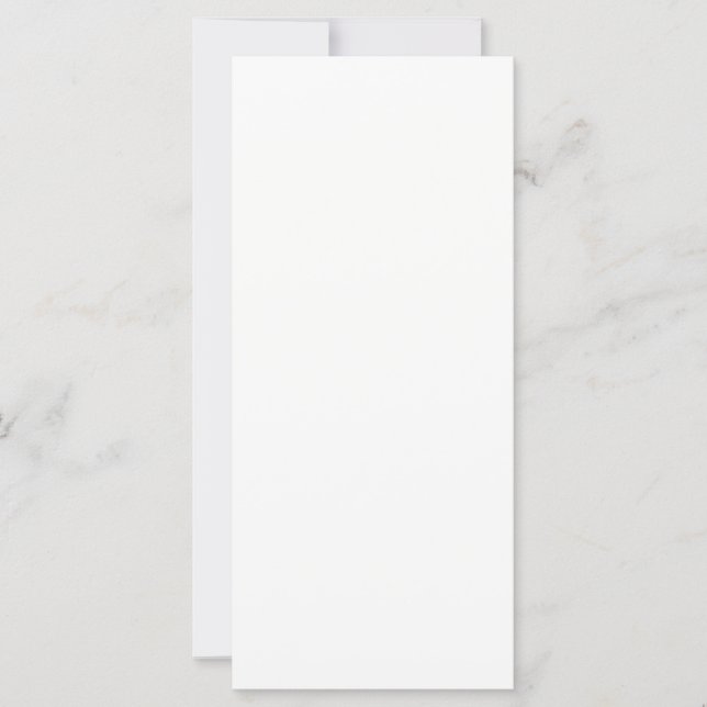 CARTÕES RACK estoque do cartão de 4" x 9" (100 lb) (Frente)