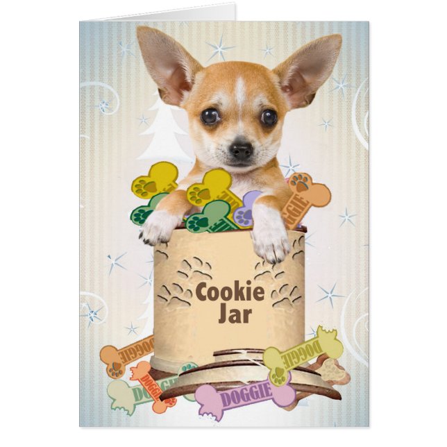 Cartões rebentados chihuahua (Frente)