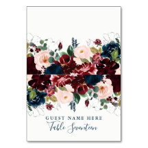 Cartões Românticos de Escorregação da Borgonha e d